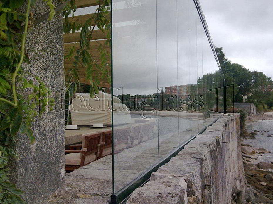 cerramientos de terraza con cortinas de cristal
